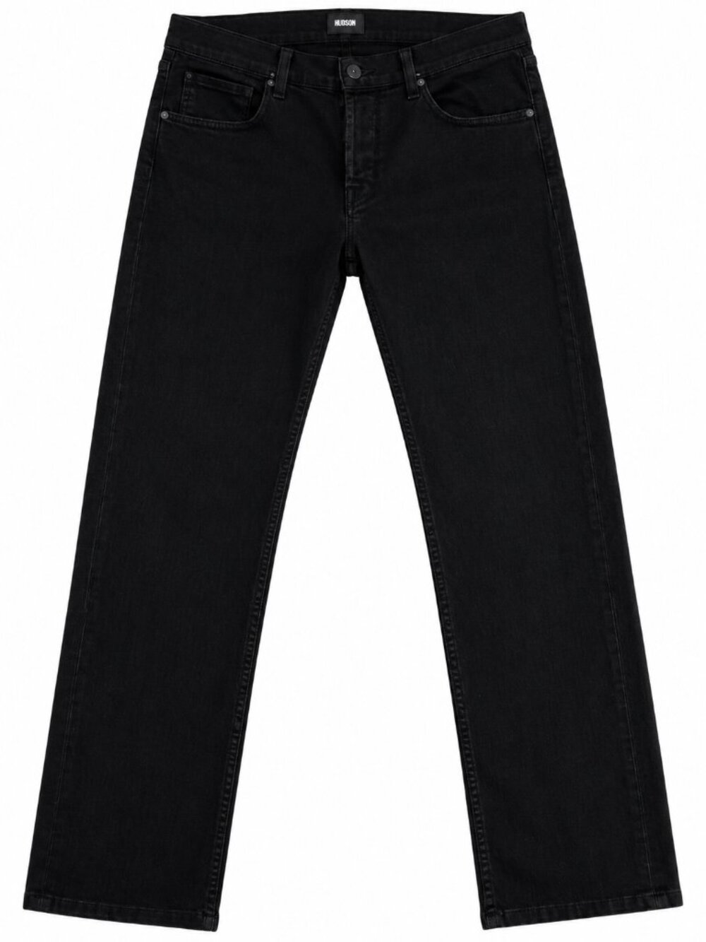 HUDSON Byron Five-Pocket Straight Men’s Black Pants – 33W